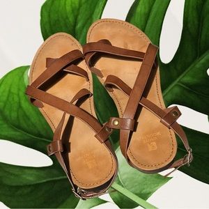 White Mountain Flat Sandals - Redwood, 9